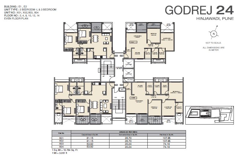 ‪Godrej Hinjewadi Phase 3 Floor Plan